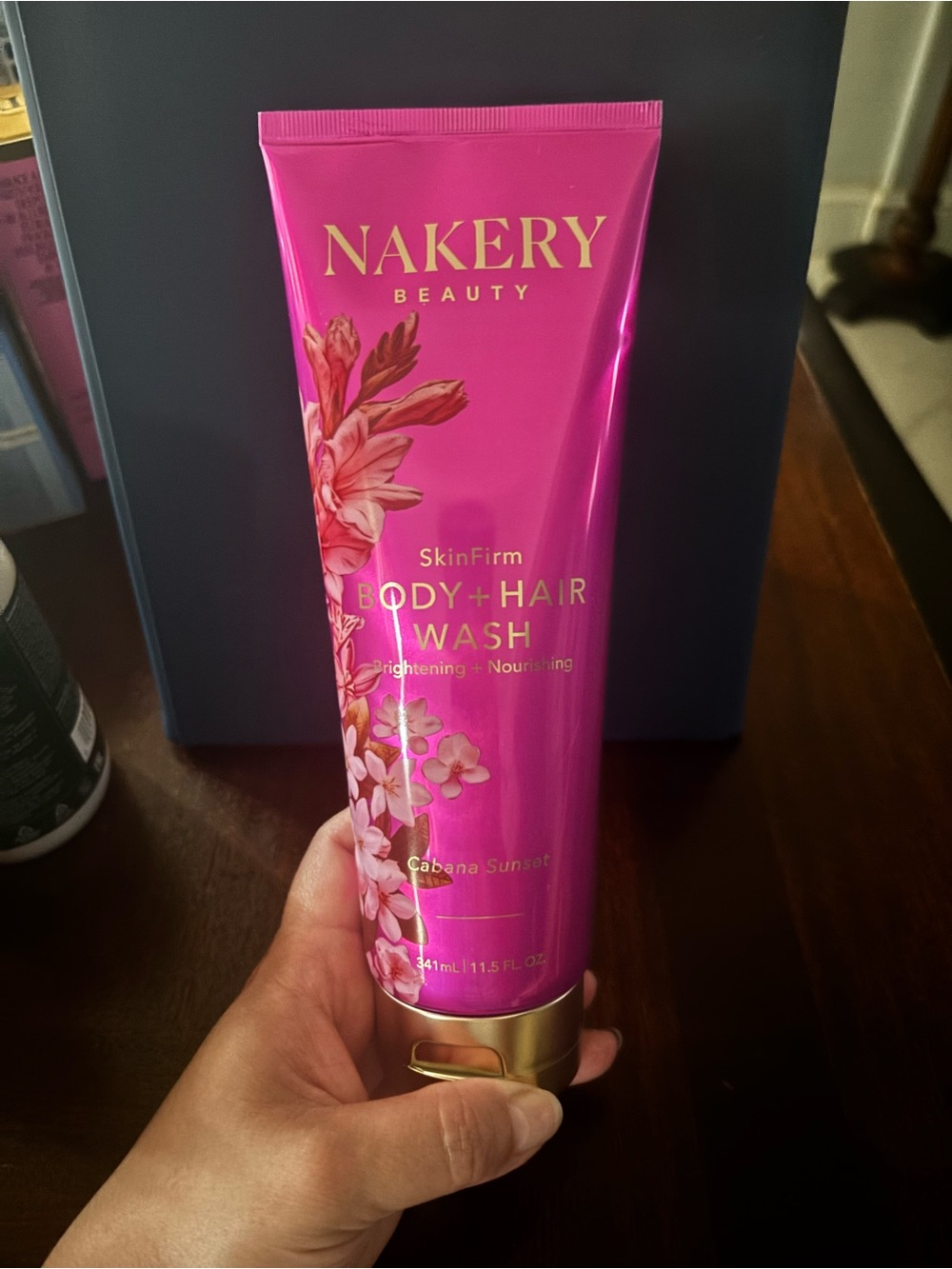 Nakery Beauty SkinFirm Body + Hair Wash — Pink Cabana Sunset